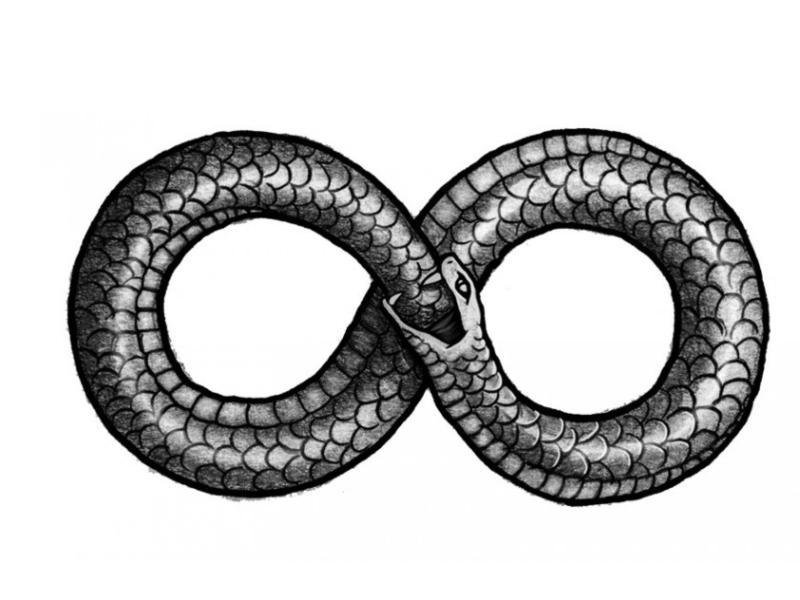 ouroboros2 insidephoto - تفسير حلم أفعى تأكل ذيلها: دورة الحياة والتجدد؟